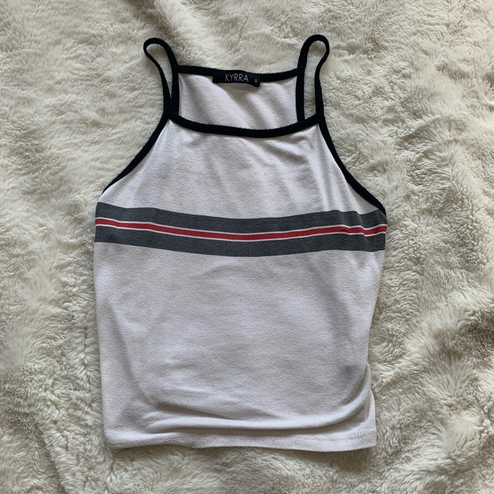 𝙺𝚈𝚁𝚁𝙰 𝚂𝚃𝚁𝙸𝙿𝙴𝙳 𝚃𝙾𝙿 - Picture 2 of 2